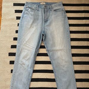 Madewell Curvy Perfect Vintage Jean in Lightwash